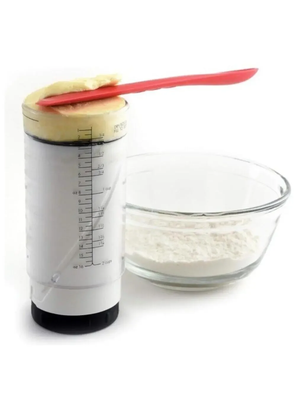 2-Cup Adjustable Measuring Cup, Twisting Kitchen Baking Tool for Liquids & Solid